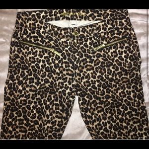 Michael Kors Leopard Skinny Jeans
